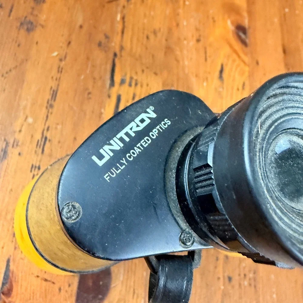 Unitron 7x50‎ Binoculars Fully Coated Optics Yellow Marine Field Glasses Japan